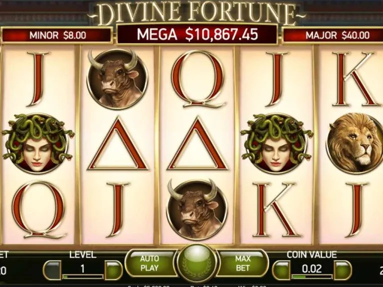 Divine Fortune — tragaperras online en Spinanga